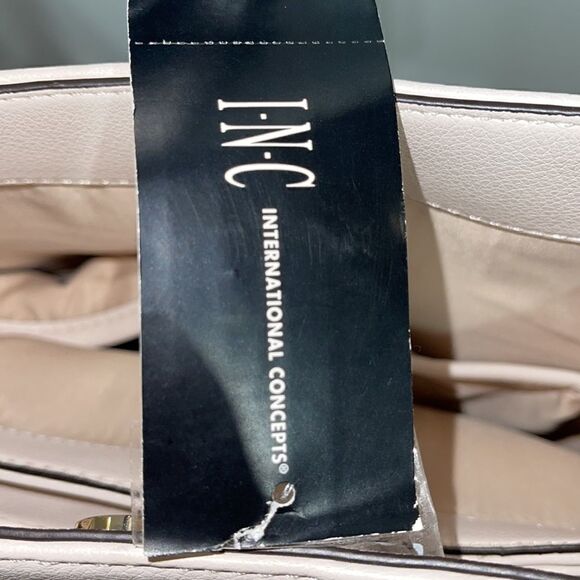 NWT INC International Concepts Tripii Chain Tote Off White/Cream - Picture 10 of 11